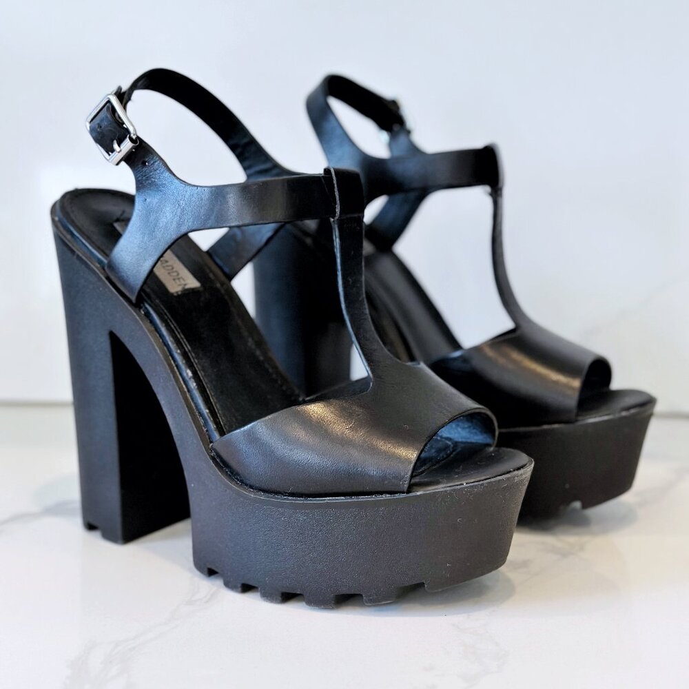 COPY - Girltalk Leather Platform Sandal